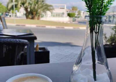 Coffee At The Cafe Bar